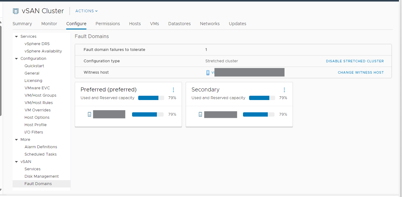 vsan storage policies